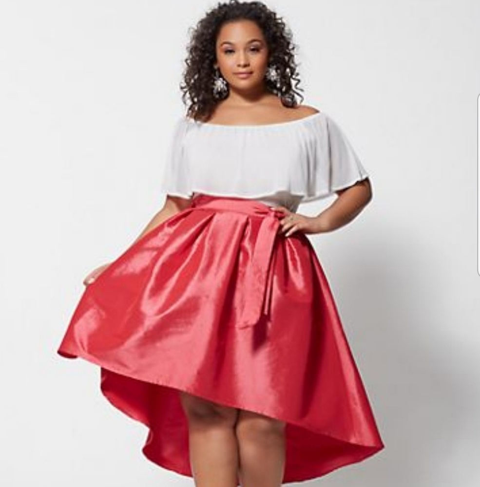 High-low skirt